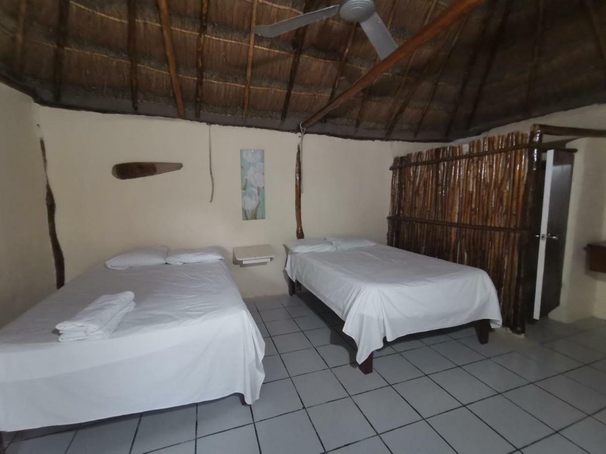 Las Cabanas Del Doctor Mahahual Kültér fotó